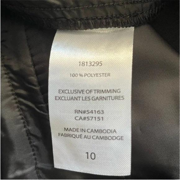 DKNY Wide Leg Pants Black Size 10 - Picture 8 of 8